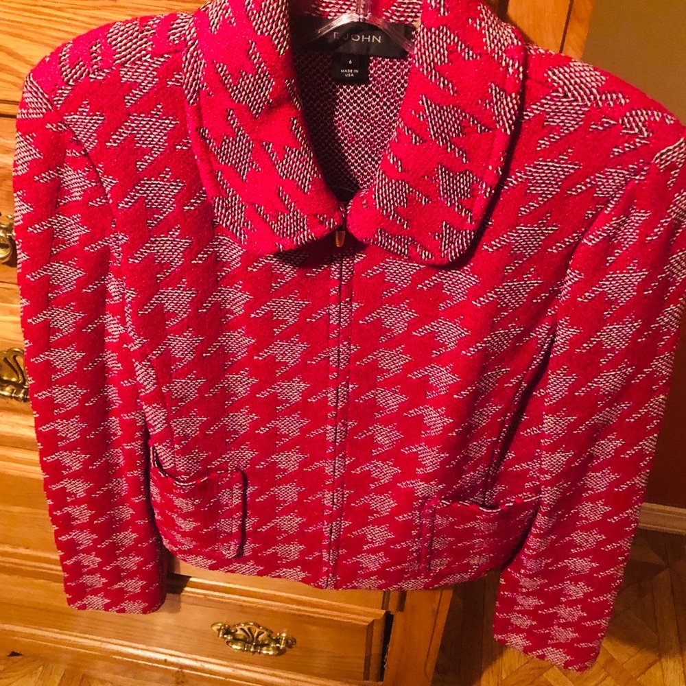 ST JOHN Black Label Santana Knit Jacket